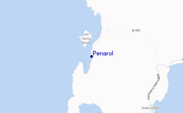 mapa de ubicación de Penarol
