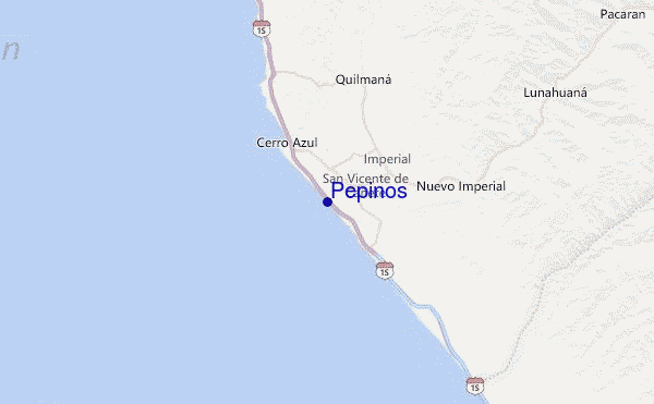Pepinos Location Map
