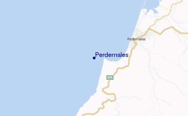 mapa de ubicación de Perdernales