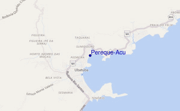 mapa de ubicación de Pereque-Acu