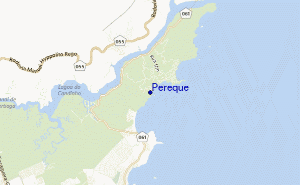 mapa de ubicación de Pereque