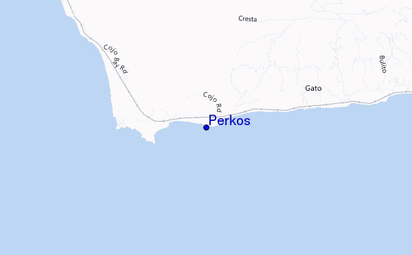 mapa de ubicación de Perkos