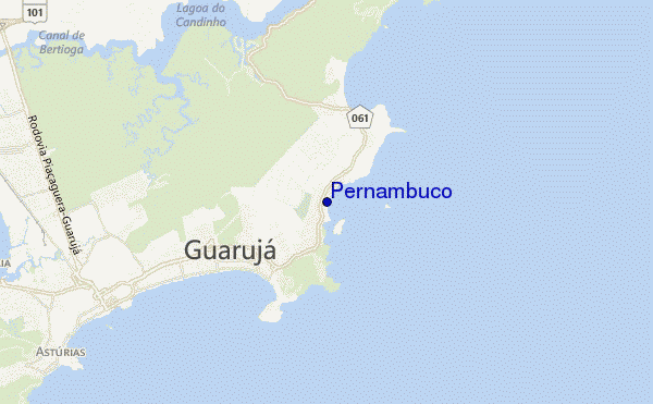 mapa de ubicación de Pernambuco