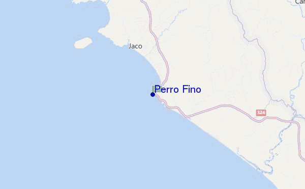 mapa de ubicación de Perro Fino