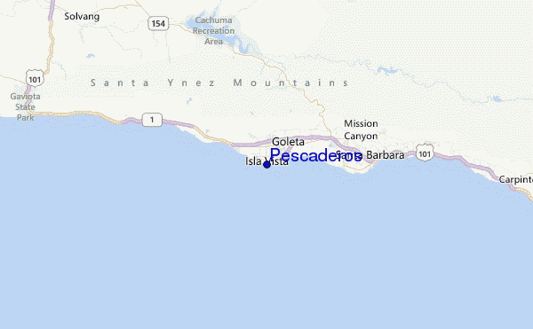 Pescaderos Location Map