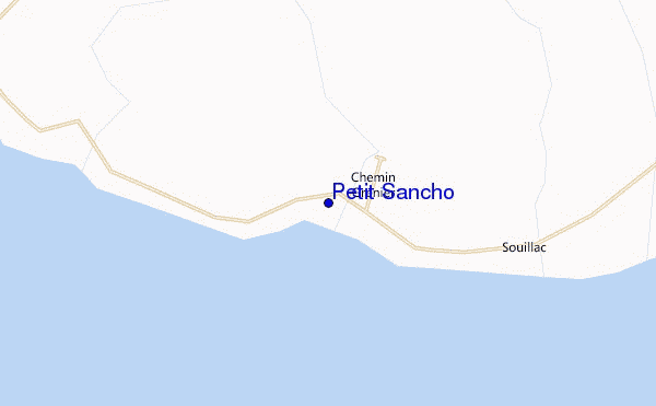 mapa de ubicación de Petit Sancho