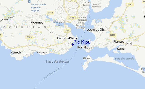 mapa de ubicación de Pic Kipu