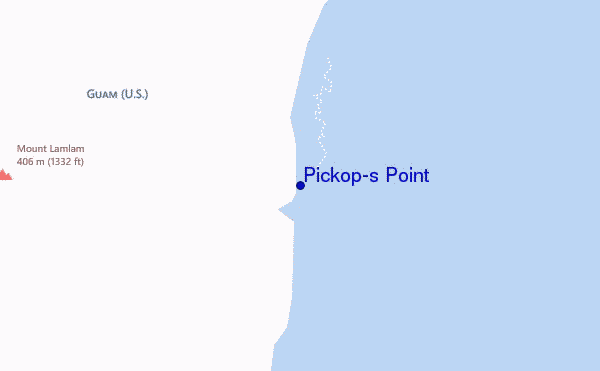 mapa de ubicación de Pickop's Point
