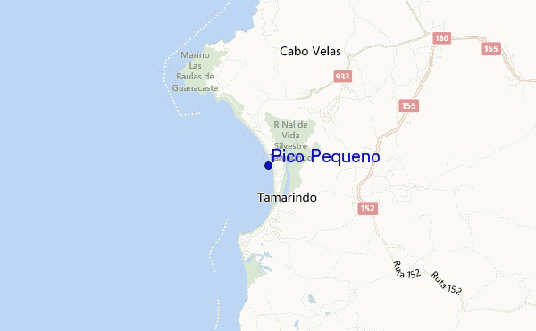 mapa de ubicación de Pico Pequeno