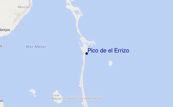 mapa de ubicación de Pico de el Errizo