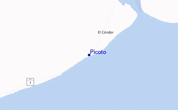 mapa de ubicación de Picoto