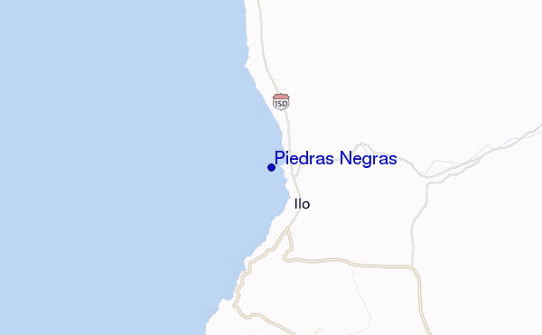 mapa de ubicación de Piedras Negras