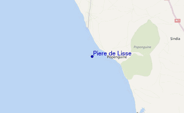 mapa de ubicación de Piere de Lisse