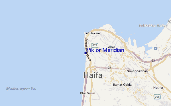 mapa de ubicación de Pik or Meridian