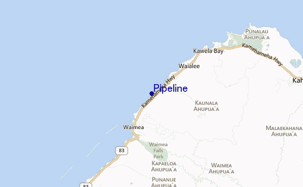 mapa de ubicación de Pipeline