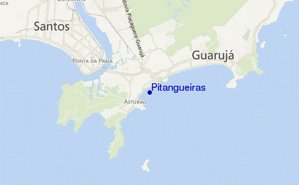 mapa de ubicación de Pitangueiras