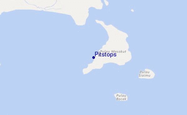 mapa de ubicación de Pitstops