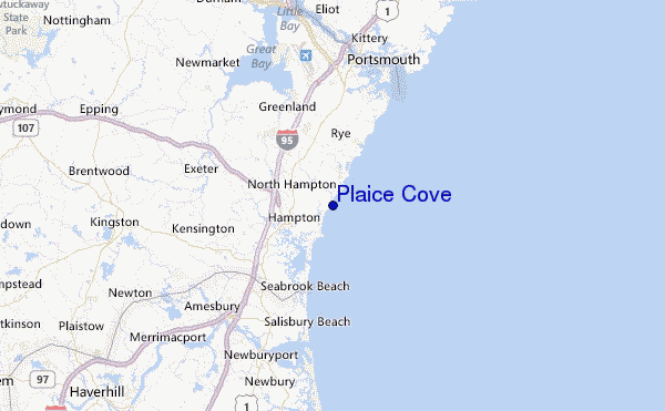 Plaice Cove Location Map
