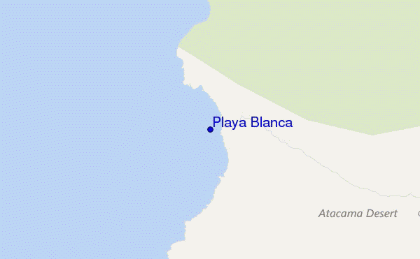 mapa de ubicación de Playa Blanca