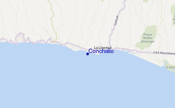 mapa de ubicación de Conchalio