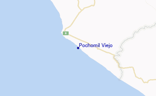mapa de ubicación de Pochomil Viejo