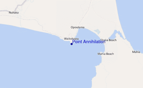 mapa de ubicación de Point Annihilation