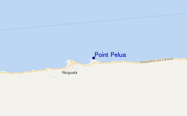 mapa de ubicación de Point Pelua