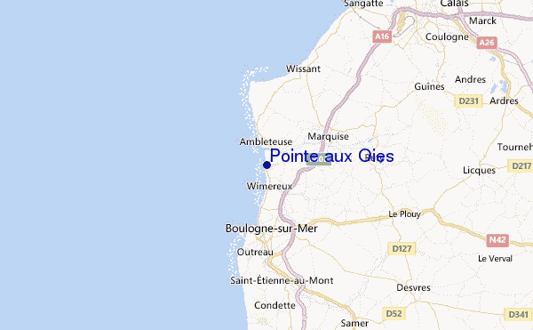 Pointe aux Oies Location Map