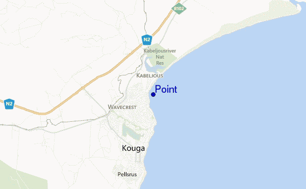 mapa de ubicación de Point