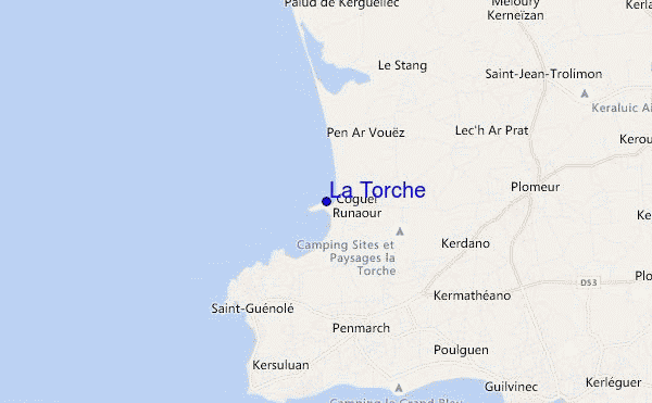 mapa de ubicación de La Torche