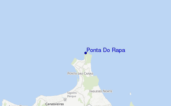 mapa de ubicación de Ponta Do Rapa