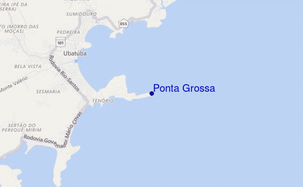 mapa de ubicación de Ponta Grossa