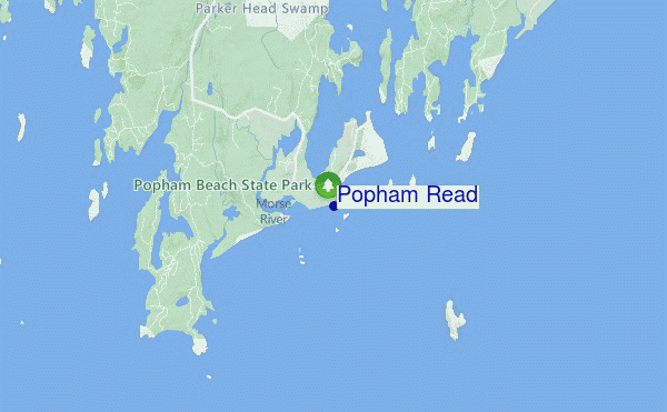 mapa de ubicación de Popham Read