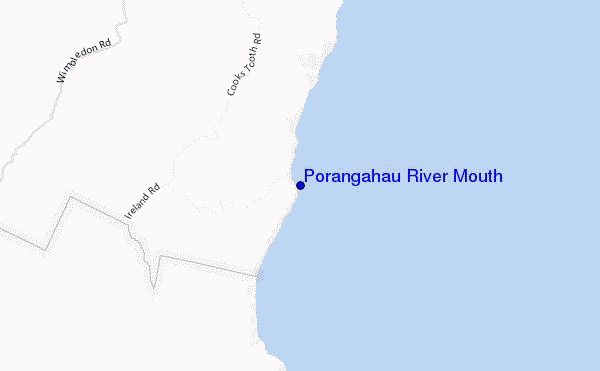 mapa de ubicación de Porangahau River Mouth