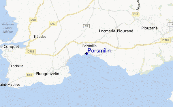 mapa de ubicación de Porsmilin
