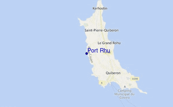 mapa de ubicación de Port Rhu