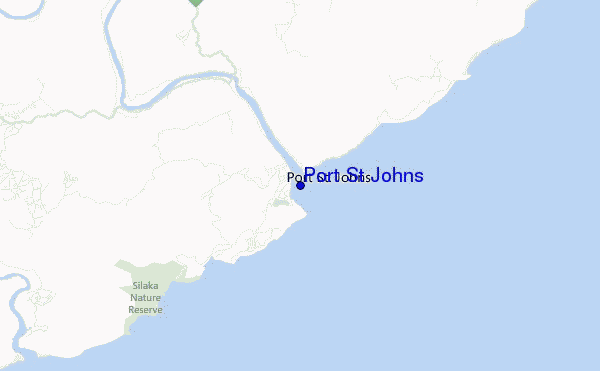 mapa de ubicación de Port St Johns