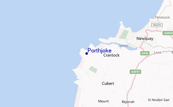 mapa de ubicación de Porthjoke