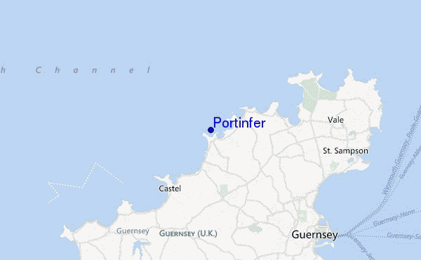 mapa de ubicación de Portinfer