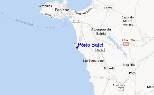 mapa de ubicación de Porto Batel