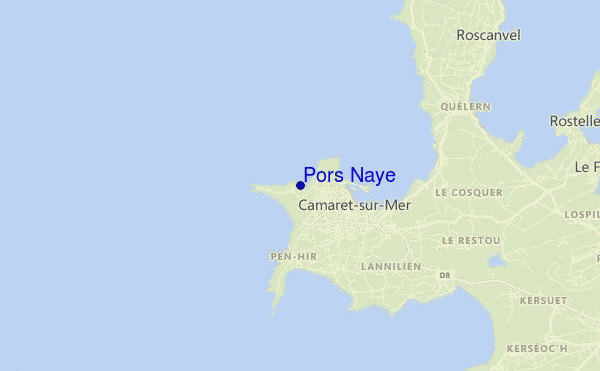 mapa de ubicación de Pors Naye
