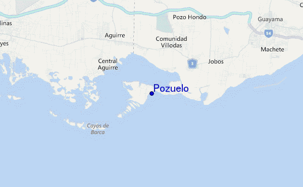 mapa de ubicación de Pozuelo