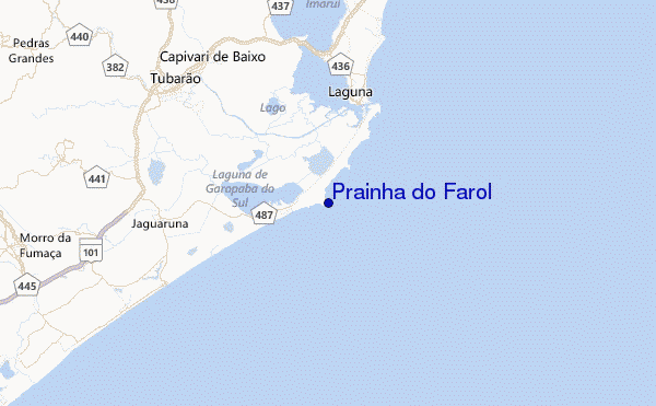 Prainha do Farol Location Map