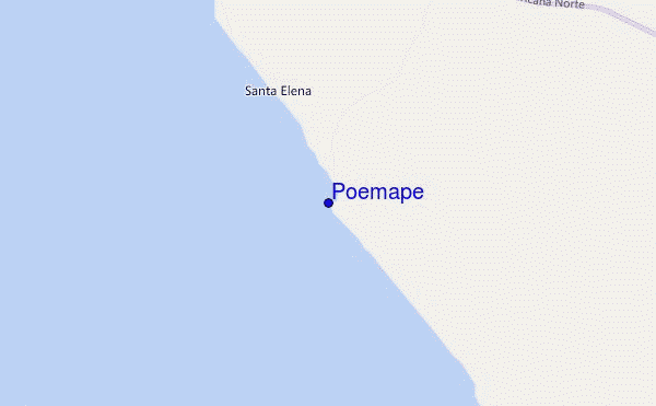 mapa de ubicación de Poemape