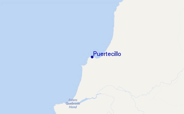 mapa de ubicación de Puertecillo