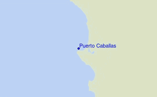mapa de ubicación de Puerto Caballas