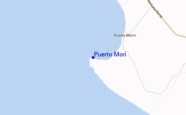 mapa de ubicación de Puerto Mori