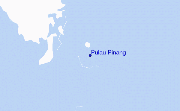 mapa de ubicación de Pulau Pinang