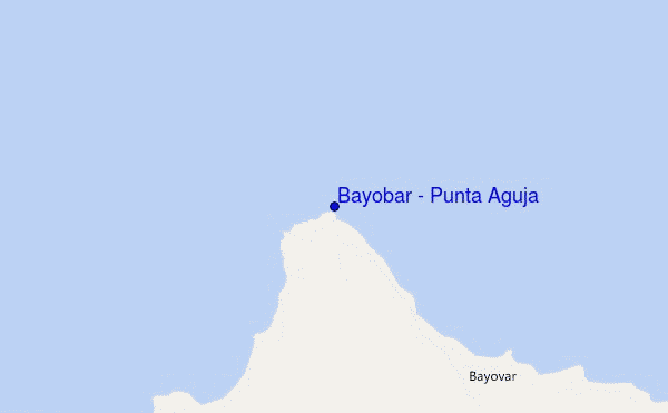 mapa de ubicación de Bayobar - Punta Aguja
