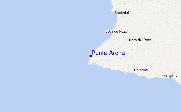 mapa de ubicación de Punta Arena